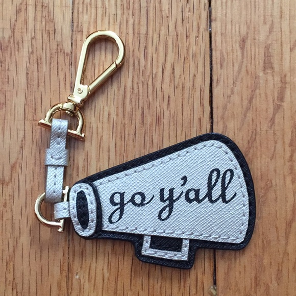 Draper James Accessories - Draper James Go Y'all leather key fob